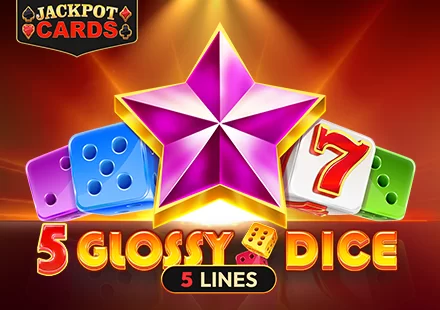 5 Glossy Dice